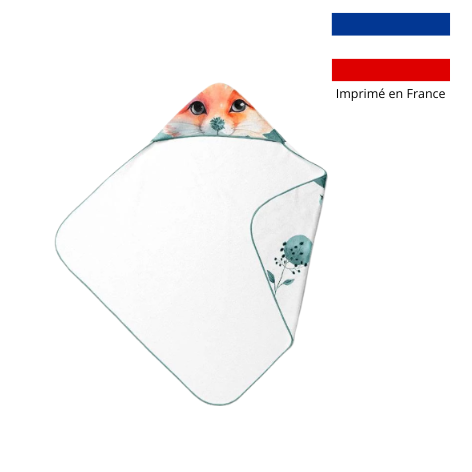 kit puériculture renard aquarelle - Eponge