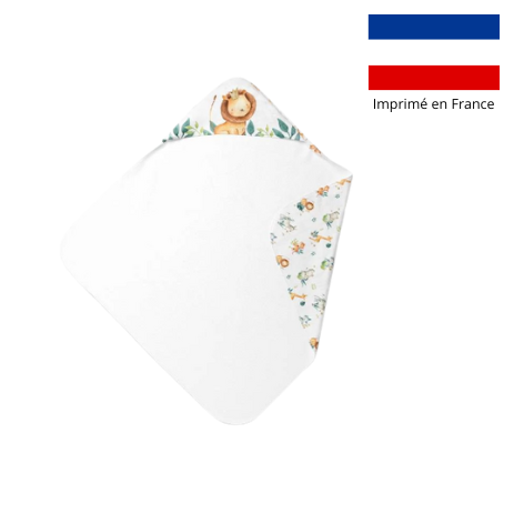 kit puériculture safari animaux aquarelle- Eponge